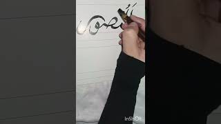 calligraphyloverwithcalligraphypen calligraphyartcalligraphyasmaulhusna [upl. by Hanni]