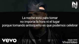 NICKY JAM  DISFRUTA LA VIDA LETRA [upl. by Ardried964]