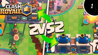 EP1  ROYER ME INVITÓ A JUGAR CLASH ROYALE 2 VS 2   Clash Royale [upl. by Jacoby]