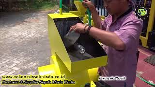 Mesin Pencacah Plastik Kapasitas 50100 Kg [upl. by Baptista]