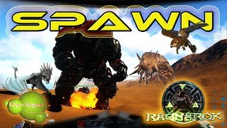 Ark Spawn Dinos RAGNAROK live [upl. by Newnorb]