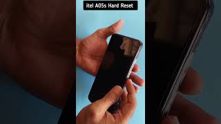 How to hard reset itel A05s  itel A663L hard reset [upl. by Evslin303]