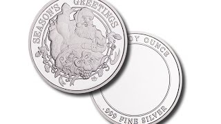 Silver Is The Gift That Keeps On Giving 1ozt Christmas Silver Rounds [upl. by Ahlgren559]