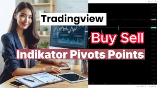 Indikator Tradingvew analisa buy sell Pivots points Suport dan resistentrading crypto [upl. by Cote]