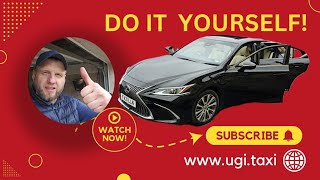 How to replace Lexus ES300H Rear Side Windows Model from 2018 [upl. by Pearlman40]