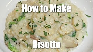 Restaurant Style Risotto with Trumpet Mushrooms [upl. by Einttirb]