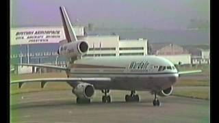 Preswick Airport Wardair DC10 Air Canada L1011 [upl. by Madonia]