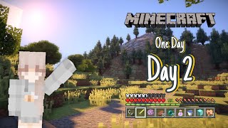 Minecraft One Day 2  2 ماين كرافت يوم واحد [upl. by Lebatsirc]