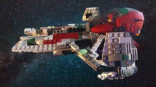 LEGO Star Wars set 75312 Alt Build  Jedi Interceptor by cubeworrier [upl. by Kiri686]