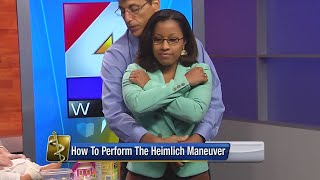 How to perform the heimlich maneuver [upl. by Mallissa]