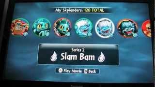 Skylanders GIANTS  Wii Collection Screen so far [upl. by Kasper]