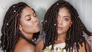 Crochet Faux Locs Tutorial  Goddess Locs [upl. by Krall]