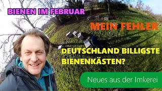 Deutschland billigste Bienenkästen  Meine änfanglichen Fehler  Imkern im Februar [upl. by Cand]