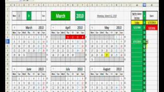 OpenOffice Calc Calendar [upl. by Narual]