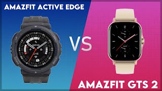 Amazfit Active Edge vs Amazfit GTS 2 Comparison [upl. by Ahsiret]