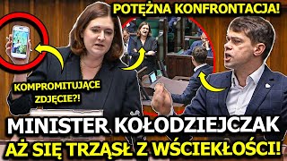 POSŁANKA PIS POKAZAŁA KOMPROMITUJĄCE ZDJĘCIE TUSKOWEGO MINISTRA KOŁODZIEJCZAK NIE WYTRZYMAŁ [upl. by Ynohtona789]