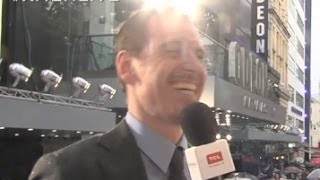 Interview Michael Fassbender 12 YEARS A SLAVE [upl. by Avle]