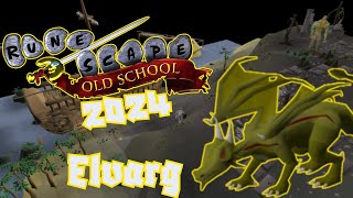 Elvarg Boss Fight In 2024 Old School Runescape With Golden Sun Music [upl. by Scales]