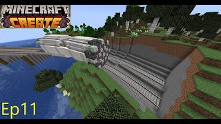 Create Modpack  Ep11 Using the TBMtunnel boring machine to Expand the Railways [upl. by Rahel]