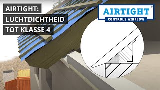 Airtight Dakvoetisolatie  Luchtdichte dakvoet hellend dak [upl. by Anais]