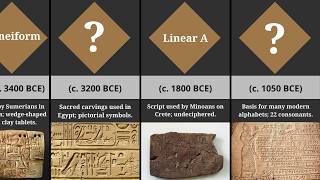 The Oldest Writing Systems Ever Used  Timeline [upl. by Barden]