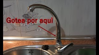 Arreglar grifo de cocina monomando que gotea [upl. by Ciapas383]