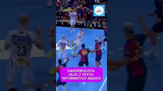 OLHA O QUE ESSE JOGADOR DE HANDEBOL FEZ NA HORA DE EXECUTAR O TIRO LIVRE EM UMA PARTIDA DE HANDEBOL [upl. by Luanne689]