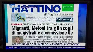 Meloni prova ad aggirare lo scoglio migranti In Puglia Calderoli accende la miccia dellAutonomia [upl. by Dhumma]