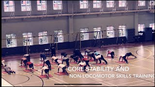 Core Stability and NonLocomotor Skills Training Standard and Progression [upl. by Nahs962]