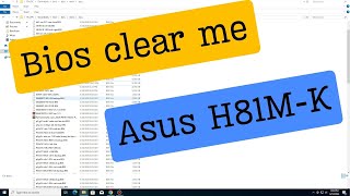 Bios Bin File  Bios Clear Me  Asus H81MK Rev 101 Free Dowload [upl. by Hayne731]