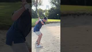 drunk golfer chips out of sand [upl. by Notneiuq666]