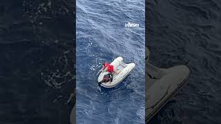 Un bateau de plaisance en feu ses six passagers sauvés par un navire Corsica Ferries [upl. by Ayk]