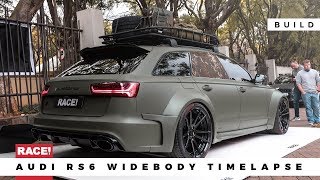 Audi RS6 Avant WIDEBODY  TIMELAPSE BUILD  RACE [upl. by Starlin41]