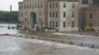 Flooded Downtown Cedar Rapids  June 12 2008 [upl. by Nnylyaj589]