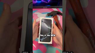 Smashing iPhone 16 Pro Max with HAMMER 😳 [upl. by Ahsinik]