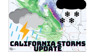 California Weather Storm arrives Pattern change update [upl. by Langan802]