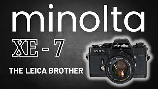 Minolta XE7 Basic Operation vintagecameras minolta analogphotography [upl. by Quill]