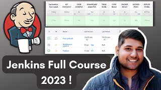 Jenkins Full Course 2023  Jenkins Tutorial For Beginners [upl. by Zacharie]