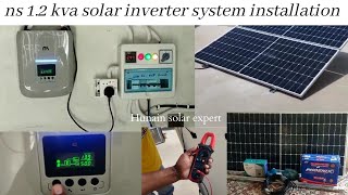 ns 12 kva solar inverter system installationviralvideos [upl. by Hackett]