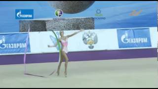 Yana Kudryavtseva ribbon  World Cup Saint Petersburg 2013 [upl. by Funda]