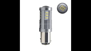 Lamp BAU15 Py21w 1156 Led Ba15s P21w LED Bulb Bay15d 1157 Led P215W Car Turn Signal Brake Light 12V [upl. by Nagaem]