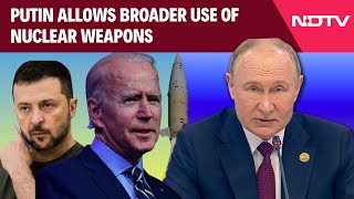 Russia Ukraine  Putin Responds To Bidens Missile Approval By Changing Moscows Nuclear Doctrine [upl. by Georgiana]