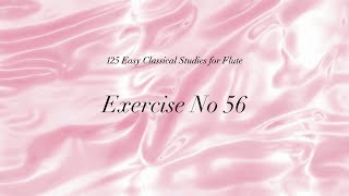 Ex no 56  125 Easy Flute Exercises [upl. by Nohtanoj]