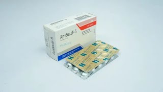 Amdocal Tablet  5 mg  এ্যামডোক্যল ট্যাবলেট  হাইপারটেনশন ও এনজাইনা পেকটোরিস চিকিৎসায় ব্যবহৃত [upl. by Sweatt426]