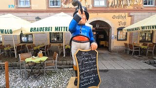 4K Day 17 Mittenwald Germany Medieval Village Alps road trip [upl. by Dolli299]