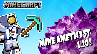 How to Mine and Farm Amethyst in Minecraft 120 [upl. by Carmita]