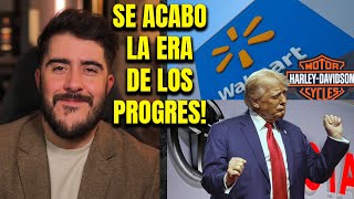 POR FIN Grandes corporaciones y celebridades ABANDONAN las politicas PROGRE gracias a Trump [upl. by Jill]