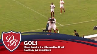 Desportivo Brasil vence o Manthiqueira por 1 a 0 no Paulistão A3 2018 [upl. by Yelnik]