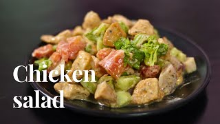 Healthy Chicken Salad Recipe For Weight loss Grilled Chicken Salad Recipe Protein Salad Recipe [upl. by Loma186]