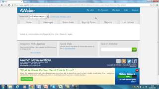 How To Link Your Aweber Autoresponder To A PayPal Button [upl. by Annaeel]